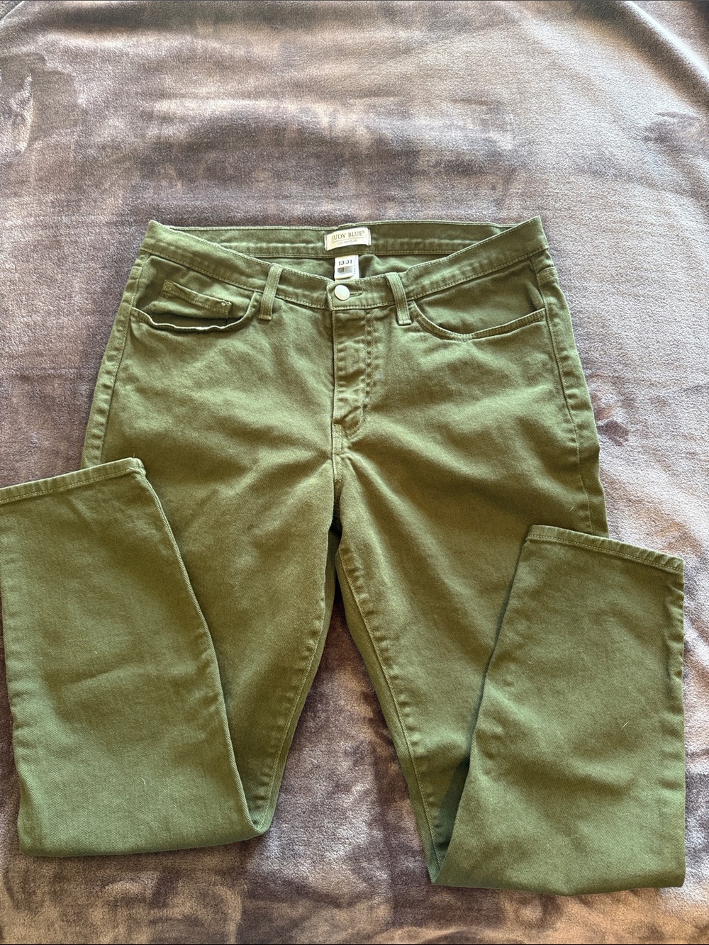 Judy Blue Olive Straight Leg Jeans